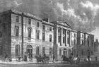 Exchange Buildings, Leith, engraved by T. Higham, 1830 (engraving)