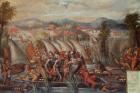 The Capture of Guatemoc (c.1495-1522), the last Aztec Emperor of Mexico (panel No.8)