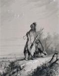 Sioux Indian Guard (w/c on paper)