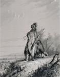 Sioux Indian Guard (w/c on paper)