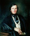 Richard Wagner (1813-83) (oil on canvas)