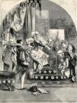 The Dismission of the Earl of Murray and the Abbot of Kilwinning by Elizabeth, 1865 (engraving)