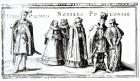 Polish Nobility (engraving) (b/w photo)