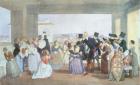October Celebration in Rome, 1842 (w/c on paper)