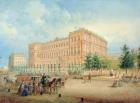 View of the Nikolayevsky Palace, St. Petersburg, 1868 (oil on canvas)