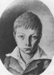 Portrait of Charles Augustin Sainte-Beuve, aged 9 (litho)