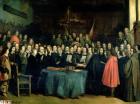 The Swearing of the Oath of Ratification of the Treaty of Munster, 15th May 1648, c.1837 (oil on canvas)