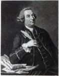 Portrait of John Christopher Smith (1712-95), musician and amanuensis of Handel (engraving)