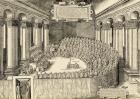 The Council of Trent (1545-63) (engraving)