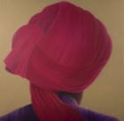 Deep Red Turban, Purple Jacket