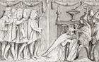 Crowning of Sigismund as Holy Roman Emperor by Pope Eugene IV in 1433, from L'Histoire Universelle Ancienne et Moderne, published in Strasbourg c.1860 (engraving)