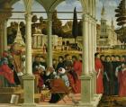 Debate of St. Stephen (oil on canvas)