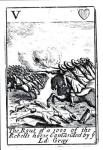 The Rout of 1000 of the Rebels at the Battle of Sedgemoor, 6th July 1685 (woodcut) (b/w photo)