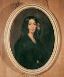 Portrait of George Sand (1804-76) (oil on canvas)