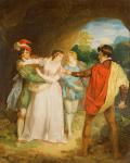 Valentine rescuing Silvia from Proteus, from William Shakespeare's 'The Two Gentlemen of Verona', 1792 (oil on canvas)