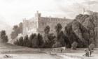 19th century view of Arundel Castle, Arundel, West Sussex, England. From Churton's Portrait and Lanscape Gallery, published 1836.