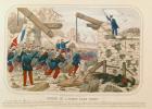 Entrance of the Army into Paris, 21st May 1871 (coloured engraving)