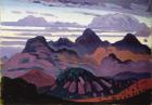 Deep Twilight, Pyrenees, c.1912-13 (oil on panel)