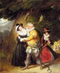 Falstaff at Herne's oak from "The Merry Wives of Windsor", Act V, Scene V, 1832 (oil on panel)