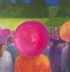 Finishing Post, Hats, 2014 (oil on canvas)