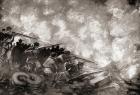 Night attack on United States marines at The Battle of Guantánamo Bay, Cuba June 6-10, 1898, during the SpanishAmerican War. From The History of Our Country, published 1900