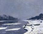 Ice floes on the Seine at Bougival, c.1867-68 (oil on canvas)