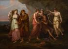 Telemachus and the Nymphs of Calypso, 1782 (oil on canvas)