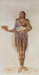Indian Woman of Florida (colour litho)