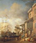 A Thames Wharf, c.1750's