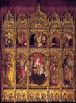 Altarpiece of St Emidio, polyptych: The Pieta and the Virgin with Child between the Saints, c. 1430-95 (tempera on wood)