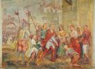 Jacopo Barbarigo freeing Queen Margaret of Hungary from the Turks in 1426 (mural)