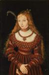 Betrothal portrait of Sybille of Cleves, 1526-7 (oil on panel)