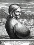 Portrait of Bartholomeus de Portugees, from The Buccaneers of America, by Alexander O. Exquemelin, 1678 (engraving)
