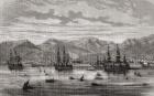 Toulon in the 18th century, from 'Histoire de la Revolution Francaise' by Louis Blanc (1811-82) (engraving)