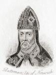 William Bateman, c. 1298 1355. Medieval Bishop of Norwich.