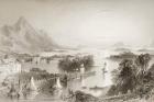 Clew Bay seen from Westport, County Mayo, from 'Scenery and Antiquities of Ireland' by George Virtue, 1860s (engraving)