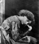 Jane Morris, posed by Dante Gabriel Rossetti, 1865 (albumen print)