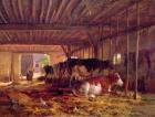The Cow shed, 19th century