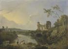 Italian Landscape (Morning), c.1760-65 (oil on canvas)