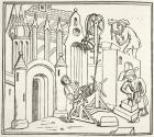 Builders at work in the 15th century, from 'The National and Domestic History of England' by William Hickman Smith Aubrey (1858-1916) published London, c.1890 (litho)