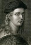 Raphael (Rafaello Sanzio) (1483-1520) (engraving)