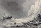 A Wreck off Speeton Cliffs, Yorkshire (drawing)