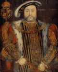 Portrait of Henry VIII (1491-1547) (oil on panel)