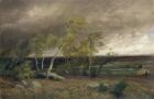 The Heath in a Storm, 1896 (oil on canvas)