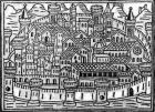 Illustration taken from "Supplementum Chronicum" by Giacomo Filippo Foresti, Venice, 1506 (woodcut)