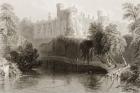 Kilkenny Castle, County Kilkenny, Ireland, from 'Scenery and Antiquities of Ireland' by George Virtue, 1860s (engraving)