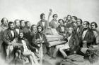 The Musical Union, publ. by Hanhart, 1851 (litho) (b/w photo)