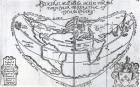 A General Map, from 'A Discourse of a Discovery for a New Passage to Cataia' written by Humphrey Gilbert (c.1539-83) (engraving) (b/w photo)