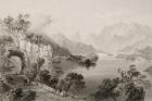 The Upper Lake at Killarney, County Killarney, Ireland, from 'Scenery and Antiquities of Ireland' by George Virtue, 1860s (engraving)