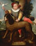 Boy and Dog, `Bibius Vincit'